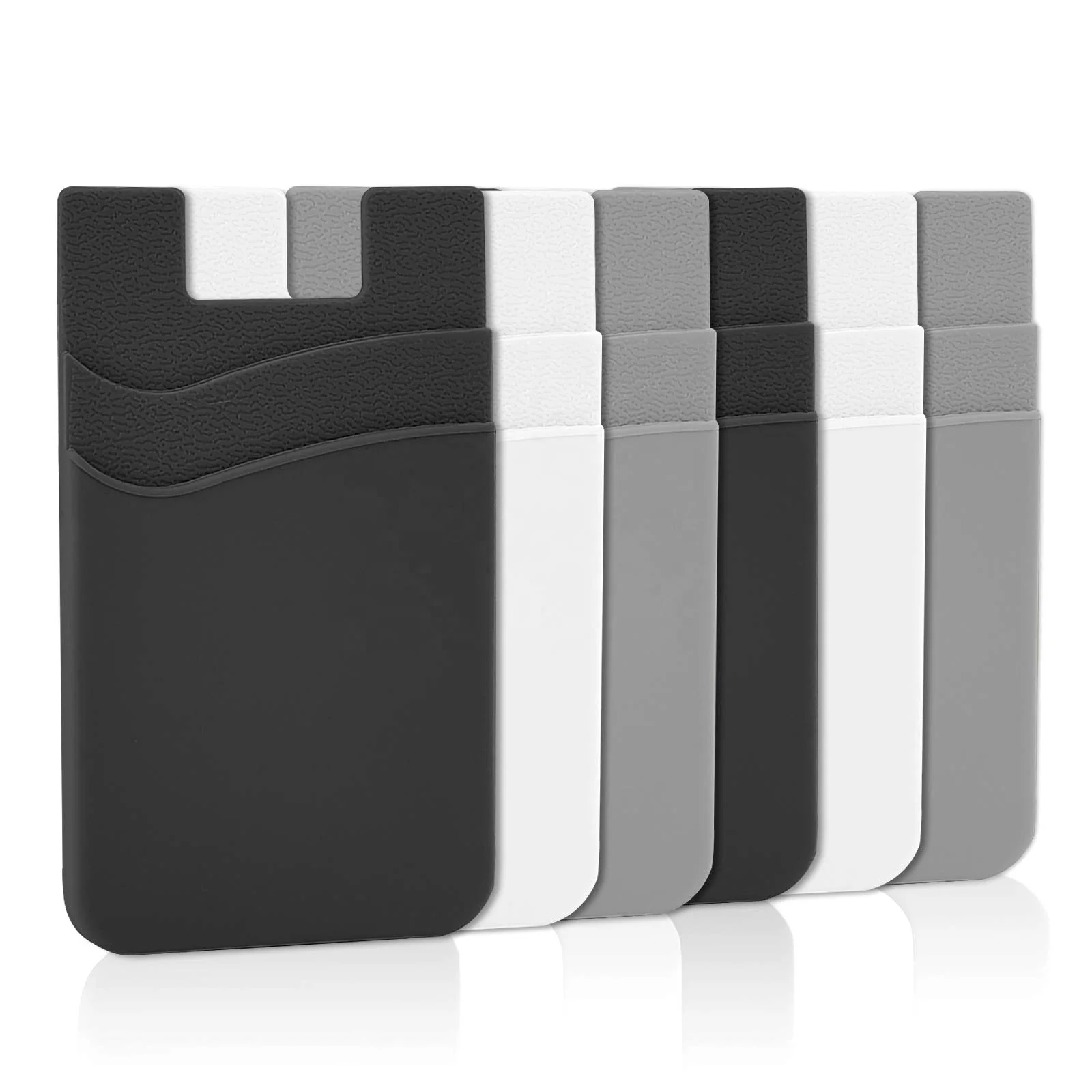 2 layers Silicone Rubber Credit Debit ID Money Case Pouch Sleeve Adhesive Sticker card holder for Back of Phone Wallet
2 layers Silicone Rubber Credit Debit ID Money Case Pouch Sleeve Adhesive Sticker card holder for Back of Phone Wallet