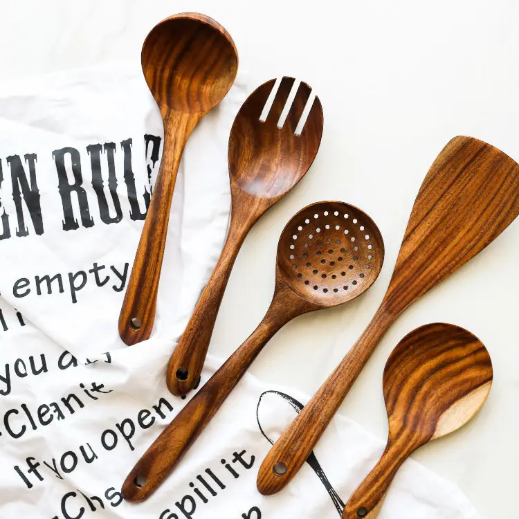 Amazon Hot Selling 7pcs Nonstick Hard Wooden Cooking Utensils Small Kitchen Gadgets Tools Set, Wood color
Amazon Hot Selling 7pcs Nonstick Hard Wooden Cooking Utensils Small Kitchen Gadgets Tools Set, Wood color