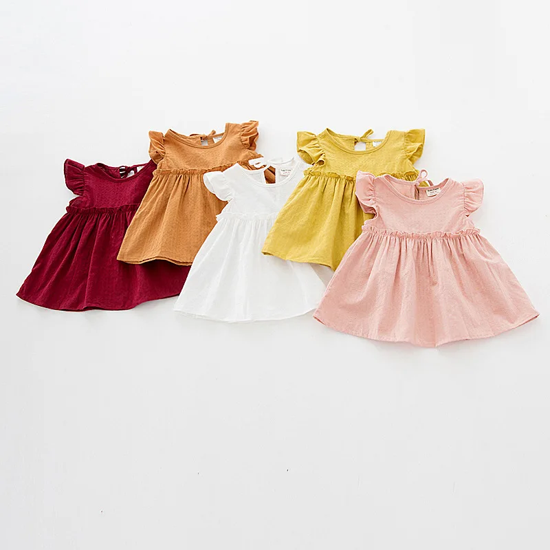Zhouming Wholesale Flutter Sleeve Little Girls Plain Cotton Casual Summer Baby Girls Ruffle T Shirt, Red/pink/yellow/ginger/white
Zhouming Wholesale Flutter Sleeve Little Girls Plain Cotton Casual Summer Baby Girls Ruffle T Shirt, Red/pink/yellow/ginger/white