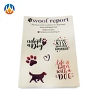 Animal Logo Self Adhesive Kiss Cut Stickers Label Printing Custom