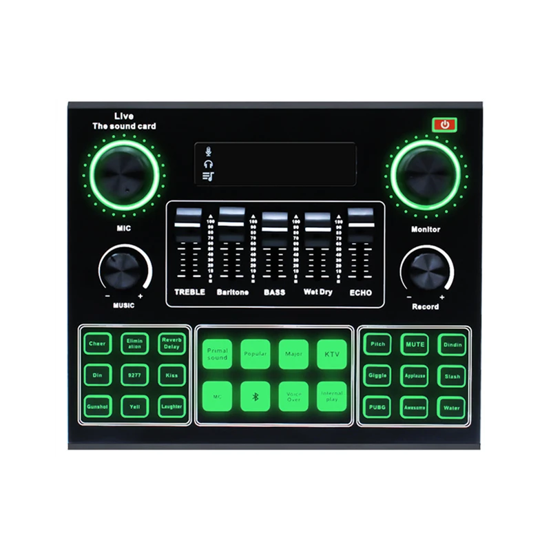Multifunctional Live V9 Sound Card Intelligent Volume Adjustable M Audio Mixer Soundcard Live Show Sound Recor
Multifunctional Live V9 Sound Card Intelligent Volume Adjustable M Audio Mixer Soundcard Live Show Sound Recor