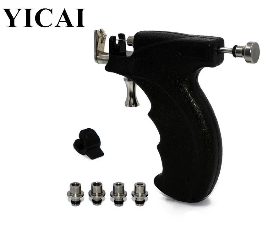 YICAI Professional Stainless Steel Belly Nose Piercing Gun Ear Helix Lobe Piercing Machine Set Black Steel Ear Piercing Gun, Blue/yellow/black/red
YICAI Professional Stainless Steel Belly Nose Piercing Gun Ear Helix Lobe Piercing Machine Set Black Steel Ear Piercing Gun, Blue/yellow/black/red