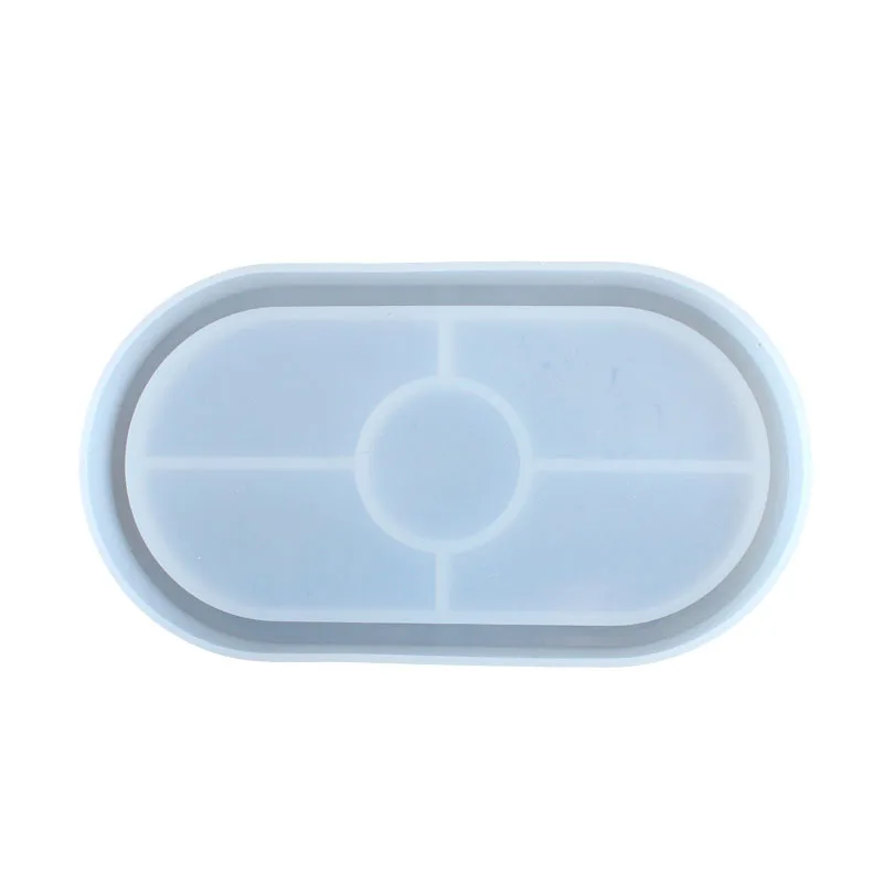 Thick Oval Coaster Crystal Glue Silicone Mold Diy Resin Decoration Sethandmade Tray, White
Thick Oval Coaster Crystal Glue Silicone Mold Diy Resin Decoration Sethandmade Tray, White
