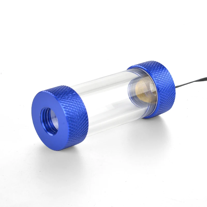 Syscooling aluminum acrylic water cooling filter G1/4 inner thread liquid filter for PC hard tube water cooling system
Syscooling aluminum acrylic water cooling filter G1/4 inner thread liquid filter for PC hard tube water cooling system