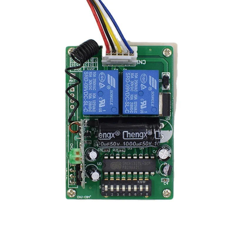 Malaysia 5326 330mhz 8 dip switch auto gate remote control and receiver, White
Malaysia 5326 330mhz 8 dip switch auto gate remote control and receiver, White