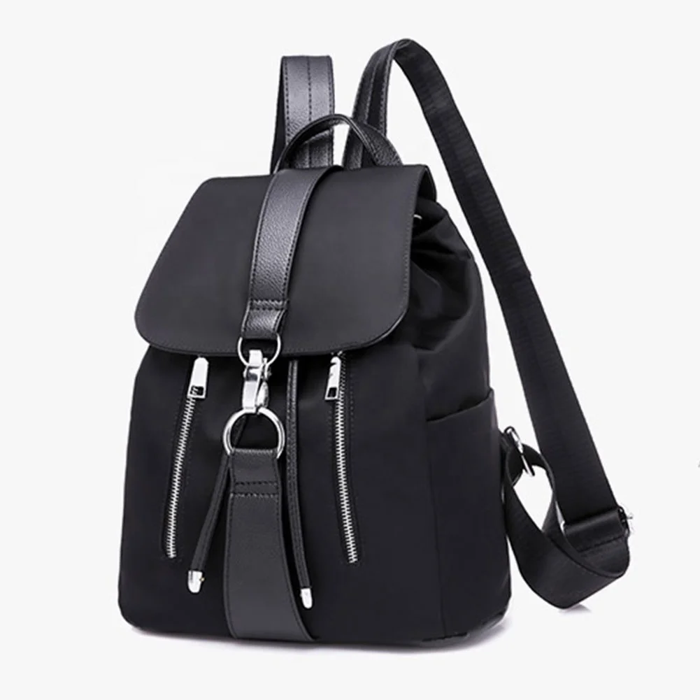Wholesale Girls Nylon Zipper, Lock Design Black Femme Mochila Female School Bags Backpack For Women/, Stock colors or customised
Wholesale Girls Nylon Zipper, Lock Design Black Femme Mochila Female School Bags Backpack For Women/, Stock colors or customised