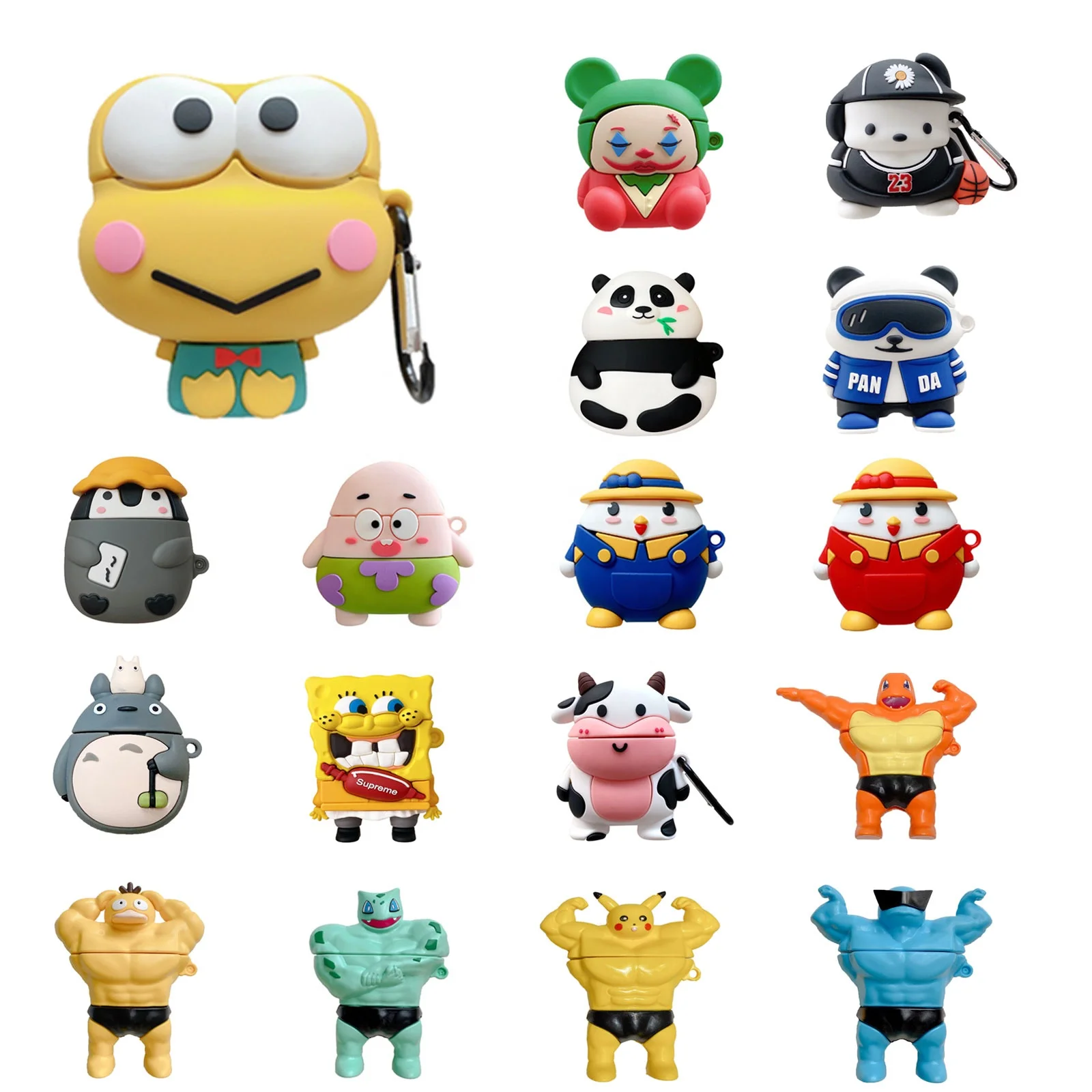 New Arrived Earphone Protective Anime Cute 3D Cartoon For Airpod Case Cover For Airpod 1/2, Multiple colors
New Arrived Earphone Protective Anime Cute 3D Cartoon For Airpod Case Cover For Airpod 1/2, Multiple colors