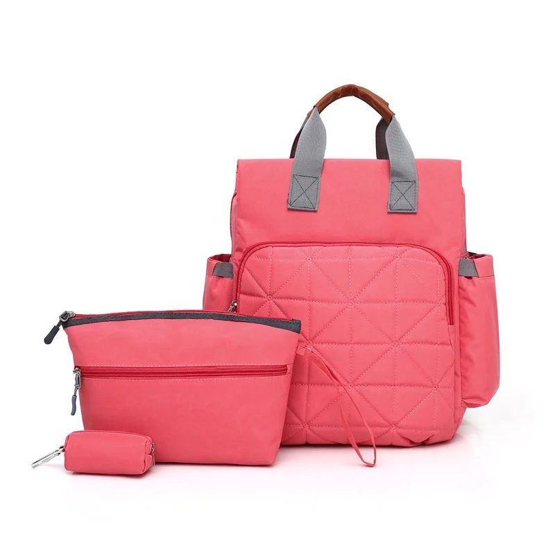 High quality low moq large waterproof outdoor travel hand tote pink blue 3in1set baby backpack for mom diaper bag baby
High quality low moq large waterproof outdoor travel hand tote pink blue 3in1set baby backpack for mom diaper bag baby