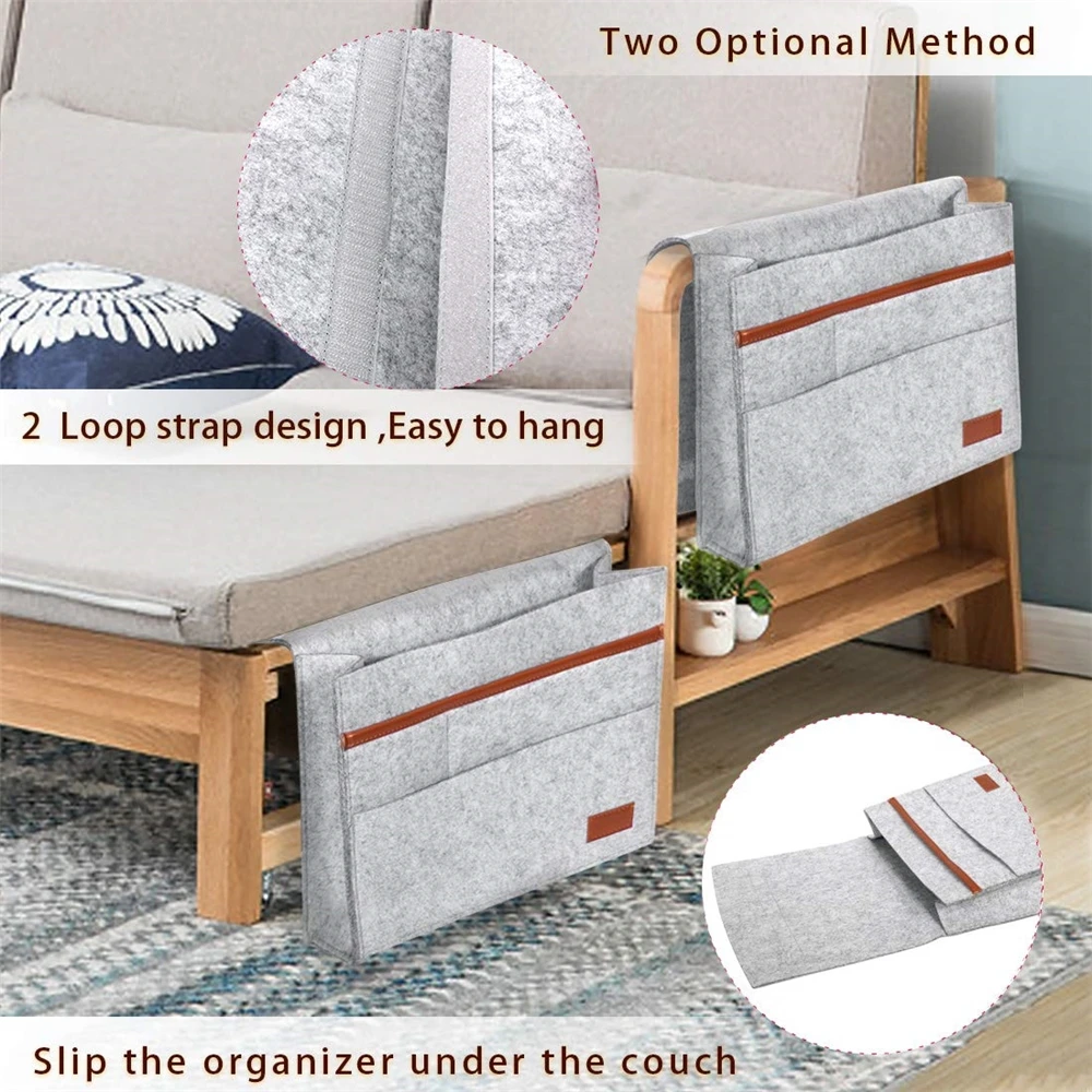 Multifunctional clothing storage bag Tersely Bed Bunk Organizer Pocket Felt Hanging Storage Bag, Customized color
Multifunctional clothing storage bag Tersely Bed Bunk Organizer Pocket Felt Hanging Storage Bag, Customized color