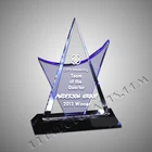 New custom high quality and cheap price colored crystal award trophy -CCA099