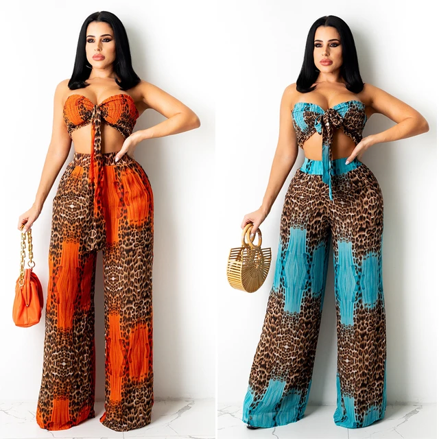GX1612 INS hot boutique woman's clothing fashion summer wide leg pant set women 2 piece casual print flared pants set, Picture
GX1612 INS hot boutique woman's clothing fashion summer wide leg pant set women 2 piece casual print flared pants set, Picture