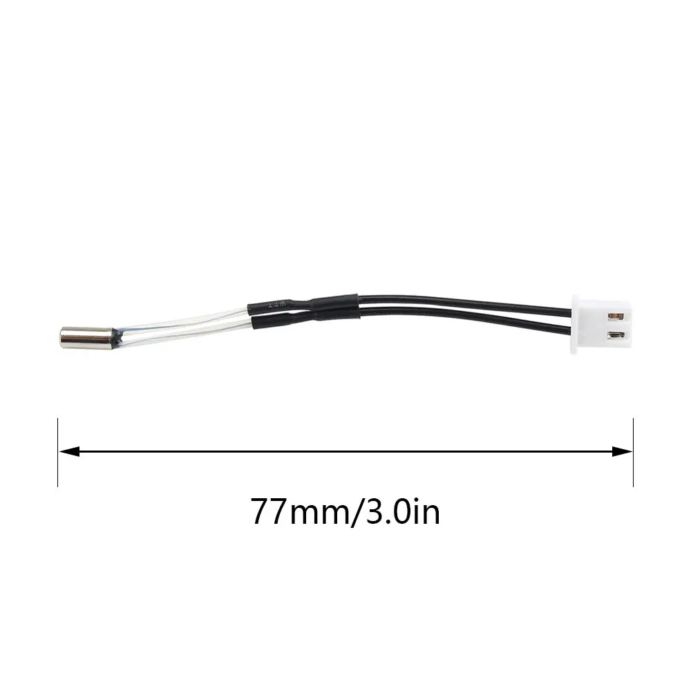 Sidewinder X1 AND Geniu 3D Printer NTC100K thermistor terminal XH2.54 2PIN male head with terminal cable length 70mm
Sidewinder X1 AND Geniu 3D Printer NTC100K thermistor terminal XH2.54 2PIN male head with terminal cable length 70mm