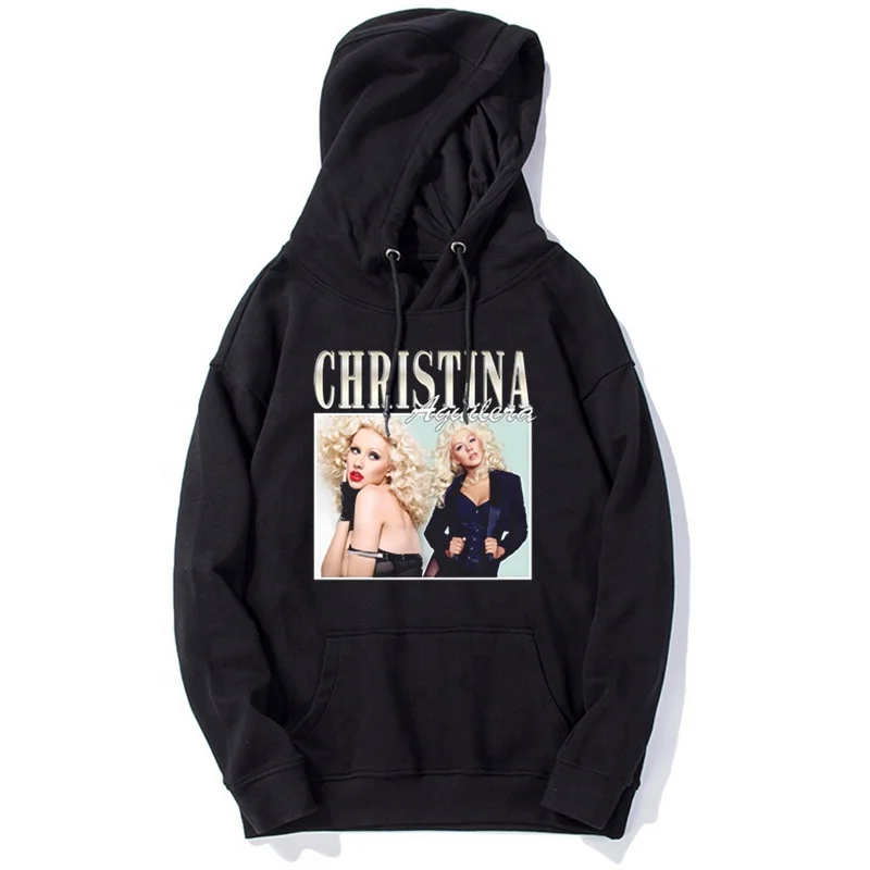 Customized Men Christina Aguilera Sweatshirt High Quality Fashion Hoodie, Black and white
Customized Men Christina Aguilera Sweatshirt High Quality Fashion Hoodie, Black and white