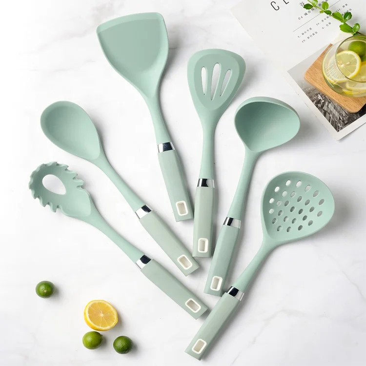 7 Pieces Heat-resistant Silicone Utensil Set With Soft Grip Handle & ABS Stand High Quality Food Grade Material Luxury Design
7 Pieces Heat-resistant Silicone Utensil Set With Soft Grip Handle & ABS Stand High Quality Food Grade Material Luxury Design