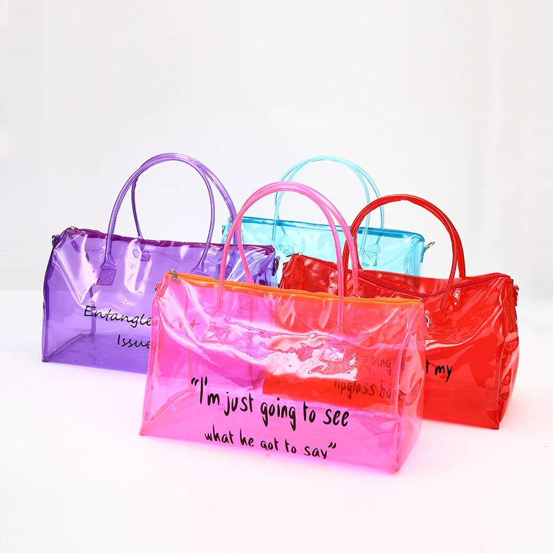 clear duffle bags with custom printed logo 2021 news designer wholesale overnight bags
clear duffle bags with custom printed logo 2021 news designer wholesale overnight bags