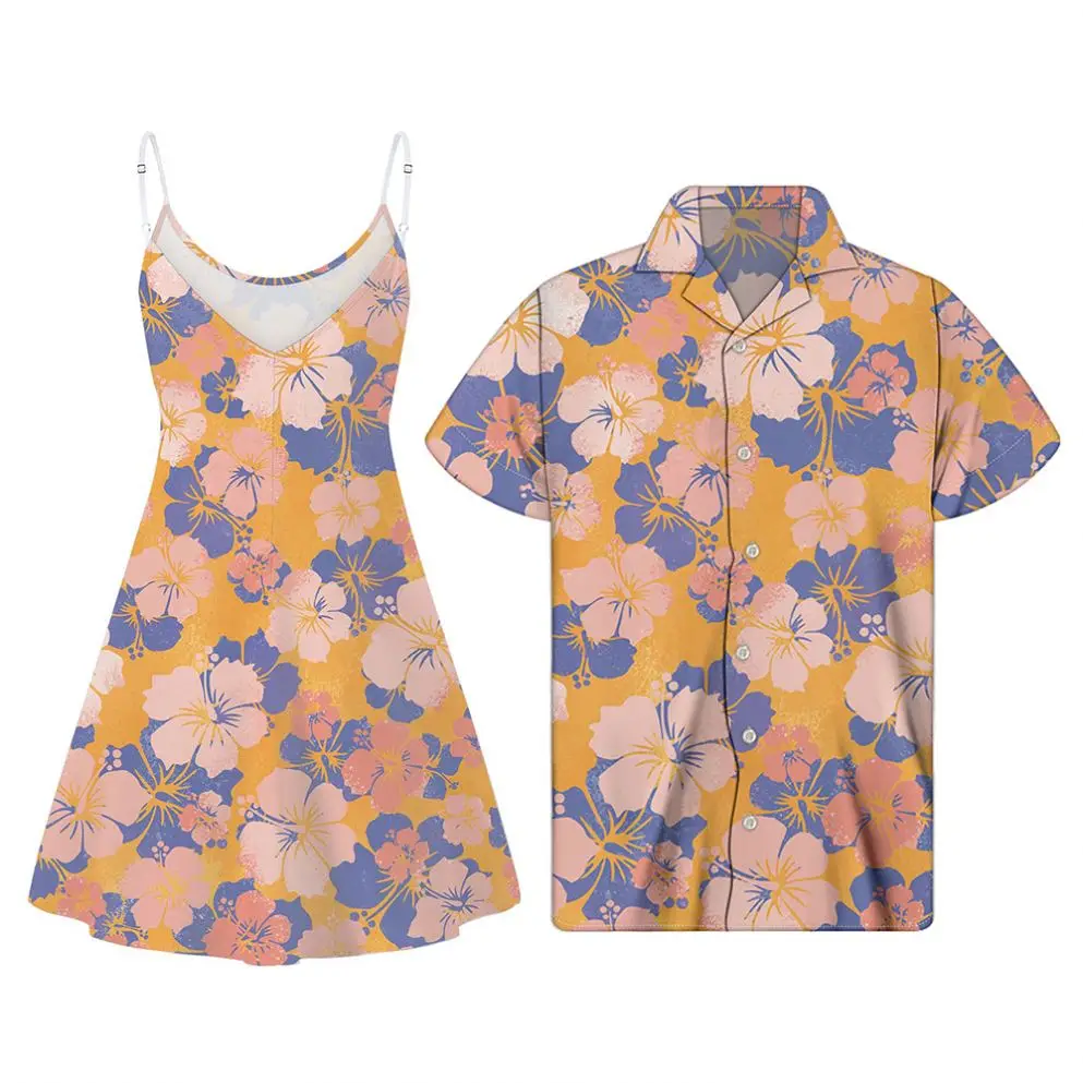 Summer Women Dresses Samoa Croci Pattern with Pink & Purple Hibiscus Couples Matching Clothes Slip Plus Size Women Dresses, Customized color
Summer Women Dresses Samoa Croci Pattern with Pink & Purple Hibiscus Couples Matching Clothes Slip Plus Size Women Dresses, Customized color