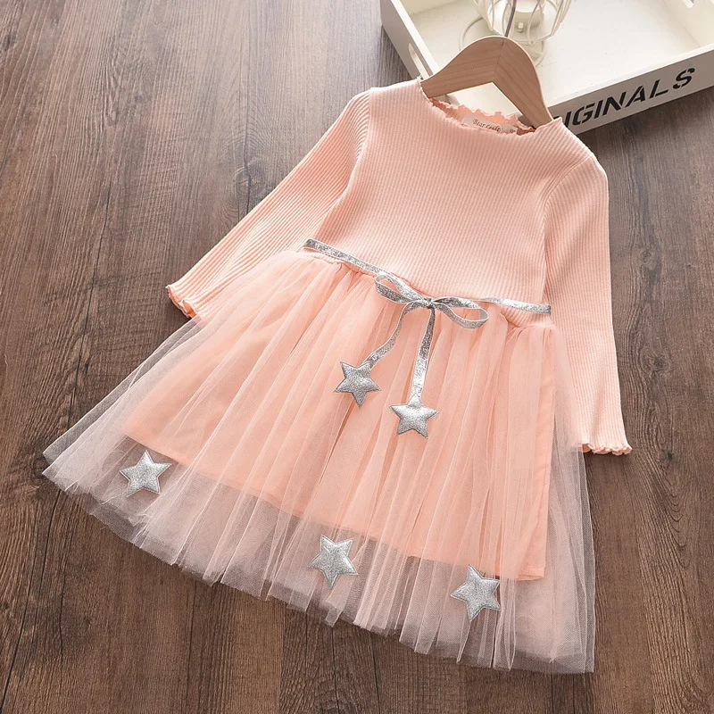 2020 Autumn Girls Long Sleeves Dress Yellow, Navy, Pink Mesh Dress for Girls with Stars
2020 Autumn Girls Long Sleeves Dress Yellow, Navy, Pink Mesh Dress for Girls with Stars