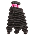 Indian Hair Deep Wave Cheap Indian Human Hair Weaving Extension Raw Loose Deep Wave Hair Bundles