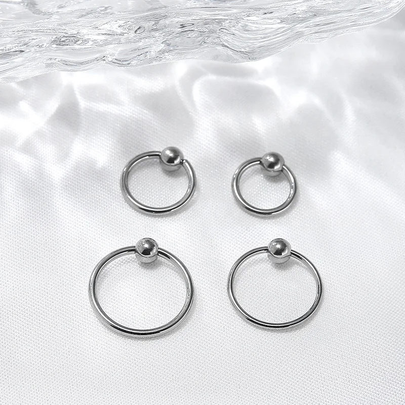 18G 16G 14G 12G G23 Titanium Nose Ring Nipple Clicker Ear Cartilage Helix Lip Stud Titanium Ball Closure Captive Bead Rings, Accept custom color
18G 16G 14G 12G G23 Titanium Nose Ring Nipple Clicker Ear Cartilage Helix Lip Stud Titanium Ball Closure Captive Bead Rings, Accept custom color