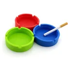 Eco-Friendly Portable Unbreakable Silicone Ashtray for Cigarettes Indoor Outdoor Home Office