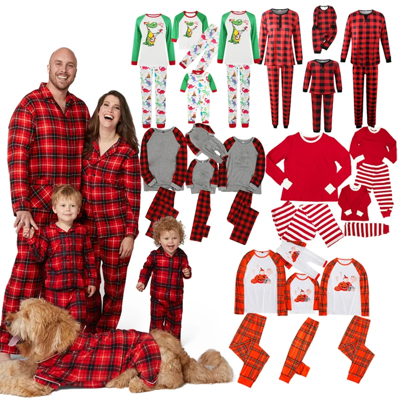 Custom 2022 Men Christmas Pajamas Family Matching Parent-child Bear Plaid Print Matching Christmas Pajamas Family Sleepwear Set, Customized color
Custom 2022 Men Christmas Pajamas Family Matching Parent-child Bear Plaid Print Matching Christmas Pajamas Family Sleepwear Set, Customized color
