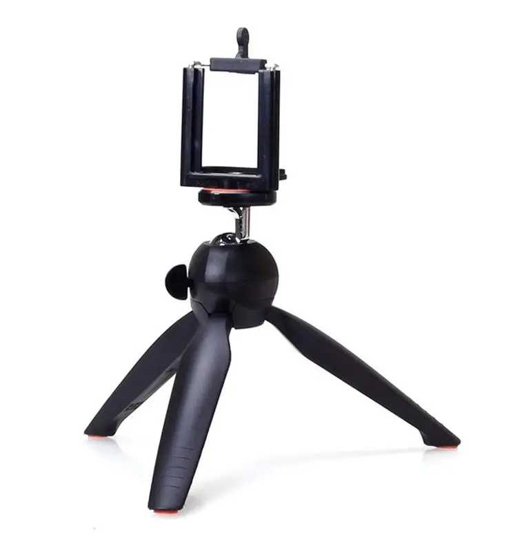 Yunteng YT-228 Mini Lightweight Tripod Stand With Phone Holder Clip and Ball Head for Smartphone Digital DSLR Camera