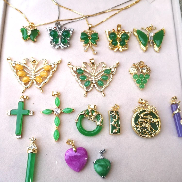 jialin jewelry Charms Natural Crystal Gemstone Malaysian rose red green Jade agate Stone heart shape pendant necklace
jialin jewelry Charms Natural Crystal Gemstone Malaysian rose red green Jade agate Stone heart shape pendant necklace