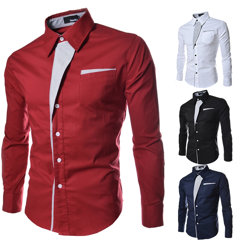 Striped Dress Shirt Long Sleeve Casual Cotton Mens Business Shirts Male Social Shirt British Style
Striped Dress Shirt Long Sleeve Casual Cotton Mens Business Shirts Male Social Shirt British Style
