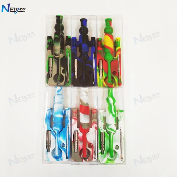 Newjoy NC1 Nector Collector Silicon Accessories Portable Dab Rig Silicone Honey Straw Bongo Weed Smoking Accessories, Mixed designs colors
Newjoy NC1 Nector Collector Silicon Accessories Portable Dab Rig Silicone Honey Straw Bongo Weed Smoking Accessories, Mixed designs colors