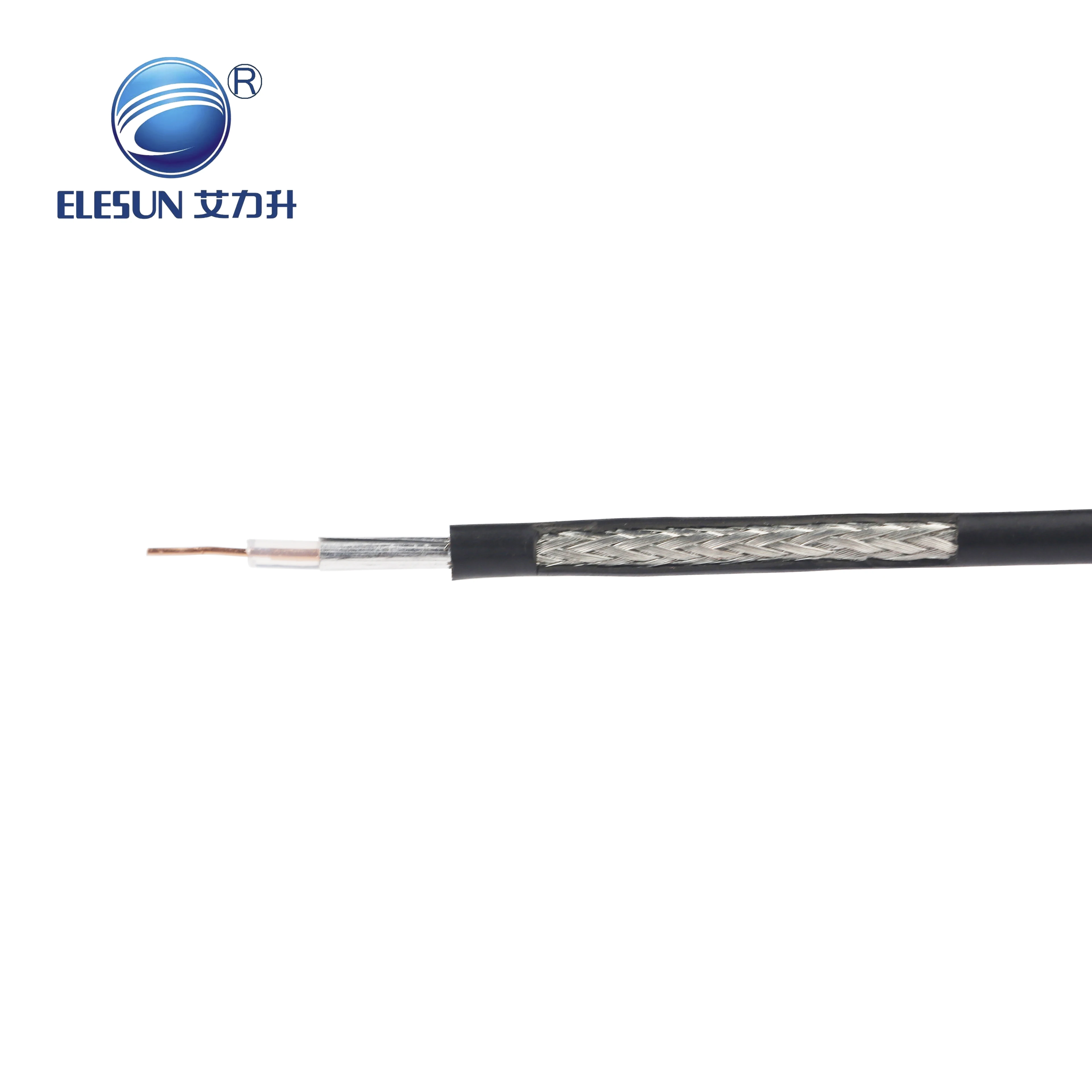 Factory Lupum excelsum perficientur 50ohm damnum RF ALSR100 Coaxial Cable pro antennae fabricare