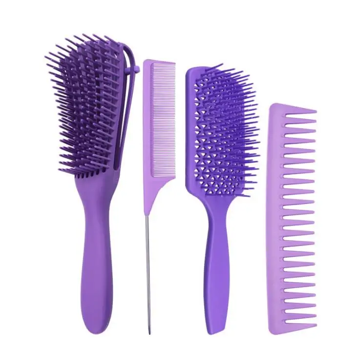 4 PCS Factory Wholesale Salon Paddle Styling Hairdressing Cushion Hair Brush Comb Set
4 PCS Factory Wholesale Salon Paddle Styling Hairdressing Cushion Hair Brush Comb Set
