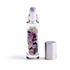 Clear Bottle 10ml Clear Transparent Glass Essential Oil Gemstone Bottle