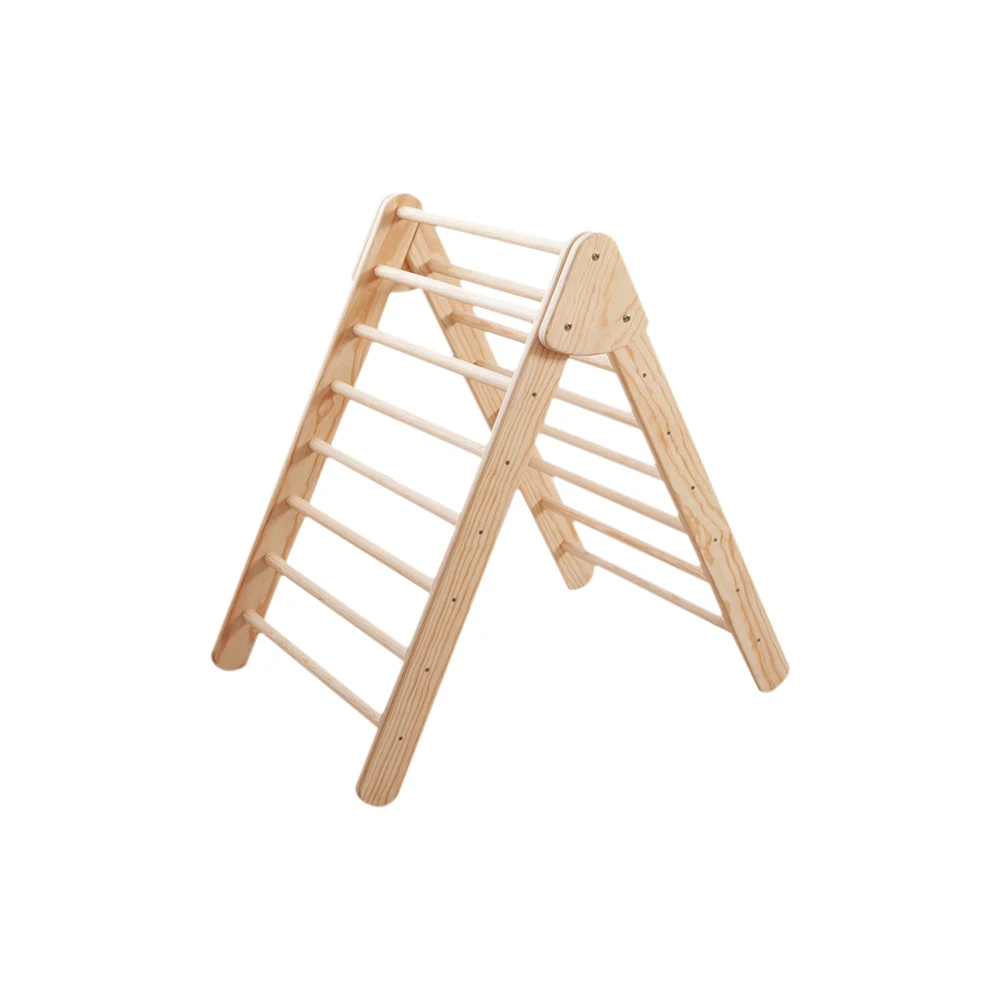 LM KIDS Montessori children wooden climbing toys kids folding triangle frame pikler, Na
LM KIDS Montessori children wooden climbing toys kids folding triangle frame pikler, Na