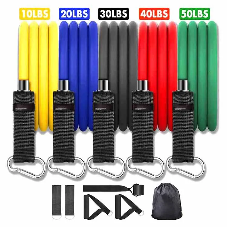 elastic 11 pcs set latex tube resistance bands training set for legs and glutes 11 pcs, Customized color
elastic 11 pcs set latex tube resistance bands training set for legs and glutes 11 pcs, Customized color