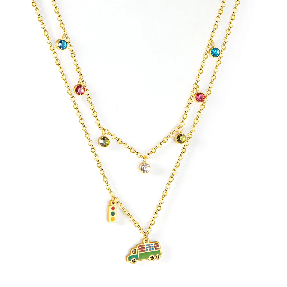 2021 Stainless Steel Jewelry Fashion Wholesale Stainless Steel 18k Gold Plated Cartoon Car Necklace
2021 Stainless Steel Jewelry Fashion Wholesale Stainless Steel 18k Gold Plated Cartoon Car Necklace