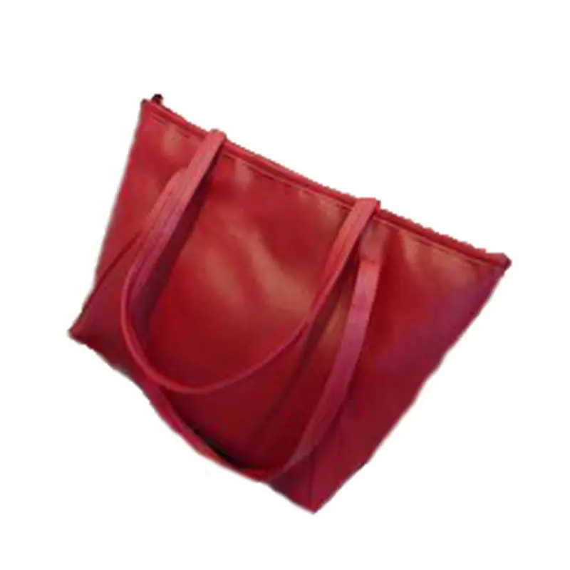 Leisure Solid Color Simple Vogue Shopping Zipper Big Capacity Soft Pu Women Leather Handbags
Leisure Solid Color Simple Vogue Shopping Zipper Big Capacity Soft Pu Women Leather Handbags