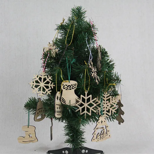 christmas tree snow wooden tag hanging tag crafts features: 1.