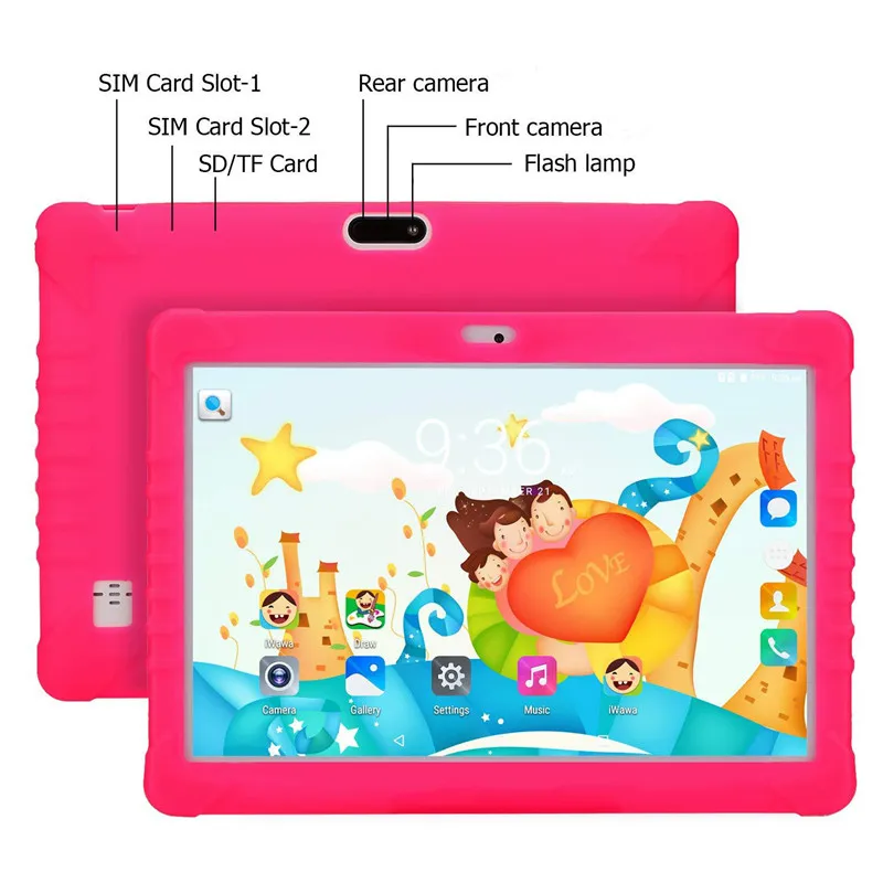 10 inch IPS Screen Children Edition Baby Games Kids Education Pink Android Tablets PC
10 inch IPS Screen Children Edition Baby Games Kids Education Pink Android Tablets PC