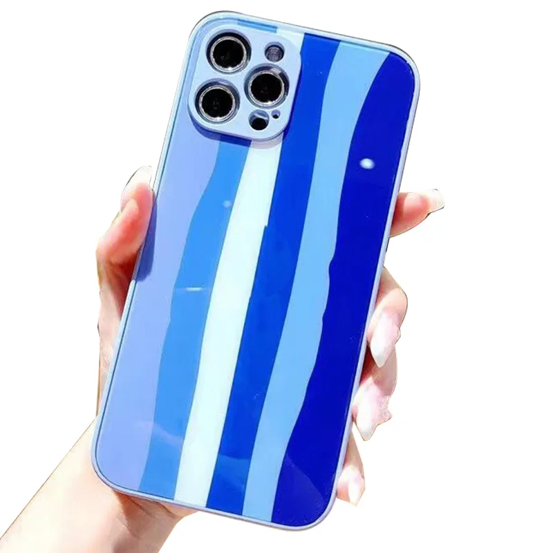 hot sale Rainbow Colorful glass hard case For iPhone 11 Pro Max Unique Full Protect cover
hot sale Rainbow Colorful glass hard case For iPhone 11 Pro Max Unique Full Protect cover