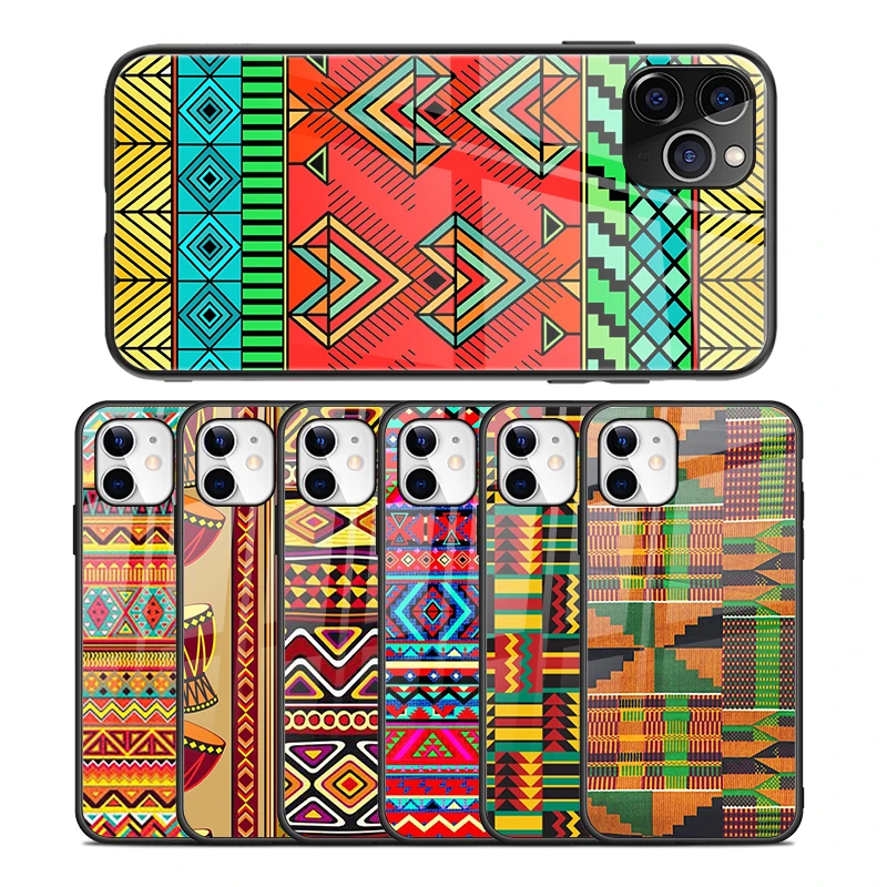 Custom Print African Totem Designer Tempered Glass Phone Case for iPhone 7 12 11Pro XR XS SE 2020 Mobile Cover, Black
Custom Print African Totem Designer Tempered Glass Phone Case for iPhone 7 12 11Pro XR XS SE 2020 Mobile Cover, Black