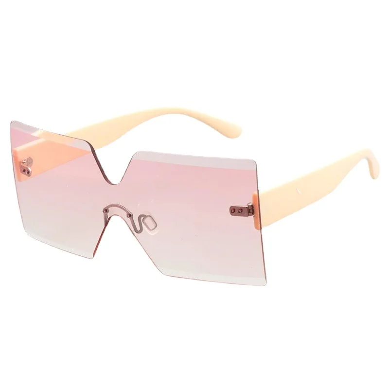 Multicolor Fashion Hot Sale Frameless Sunglasses Personality Wild Big Frame One-piece Color Sunglasses PC Ladies Sunglasses
Multicolor Fashion Hot Sale Frameless Sunglasses Personality Wild Big Frame One-piece Color Sunglasses PC Ladies Sunglasses