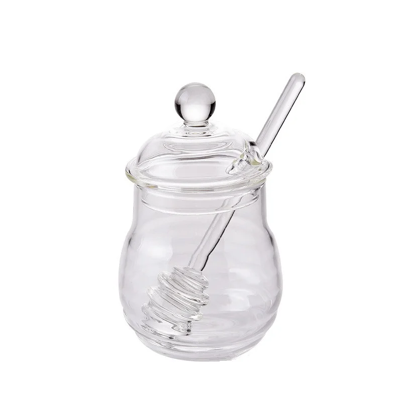 mini small glass honey bee dipper jar pot 8oz and stick with dipper, Customized color
mini small glass honey bee dipper jar pot 8oz and stick with dipper, Customized color