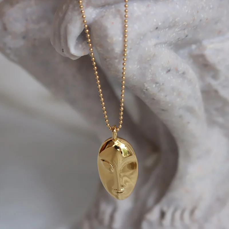 Trendy Titanium Steel Jewelry 18K Gold Plated Stainless Steel Beauty Face Pendant Necklace Women
Trendy Titanium Steel Jewelry 18K Gold Plated Stainless Steel Beauty Face Pendant Necklace Women