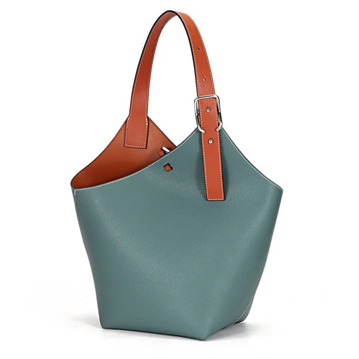 New Arrival Genuine Leather Women Bags Handbag Custom Fashion Luxury Lady Bucket Tote Designer Bags, Black blue
New Arrival Genuine Leather Women Bags Handbag Custom Fashion Luxury Lady Bucket Tote Designer Bags, Black blue