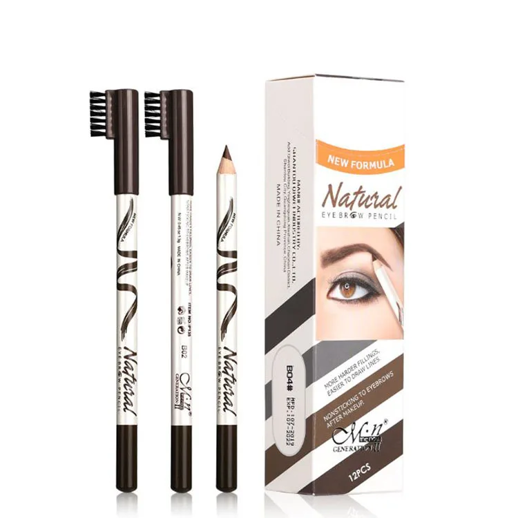 Wooden eyebrow pencil wth brush OEM/ODM popular style waterproof long-lasting slim high quality 2 in 1 for face makeup girls
Wooden eyebrow pencil wth brush OEM/ODM popular style waterproof long-lasting slim high quality 2 in 1 for face makeup girls
