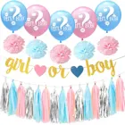 Blue Party Party Girl Pink Blue Party Decoration Set Baby Shower For Girl Or Boy