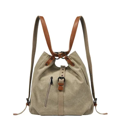 Trendy Canvas Women'S Bags Large-Capacity Fashion Shoulder Bags Multi-Compartment Retro Casual Ladies Travel Backpack, Black khaki etc.
Trendy Canvas Women'S Bags Large-Capacity Fashion Shoulder Bags Multi-Compartment Retro Casual Ladies Travel Backpack, Black khaki etc.