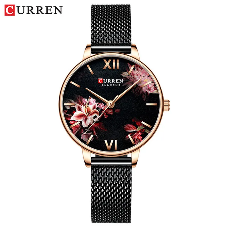Women Watches CURREN 9059 Black Clock Stainless Steel Mesh Quartz Wristwatch Female Casual Charm Watch for Ladies
Women Watches CURREN 9059 Black Clock Stainless Steel Mesh Quartz Wristwatch Female Casual Charm Watch for Ladies