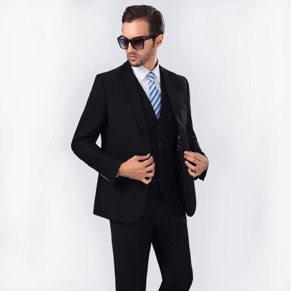 Wholesale OEM Hot Sale Men 3 Pieces Suit Custom Men's Slim-fit Formal Business Suit, Customized color
Wholesale OEM Hot Sale Men 3 Pieces Suit Custom Men's Slim-fit Formal Business Suit, Customized color