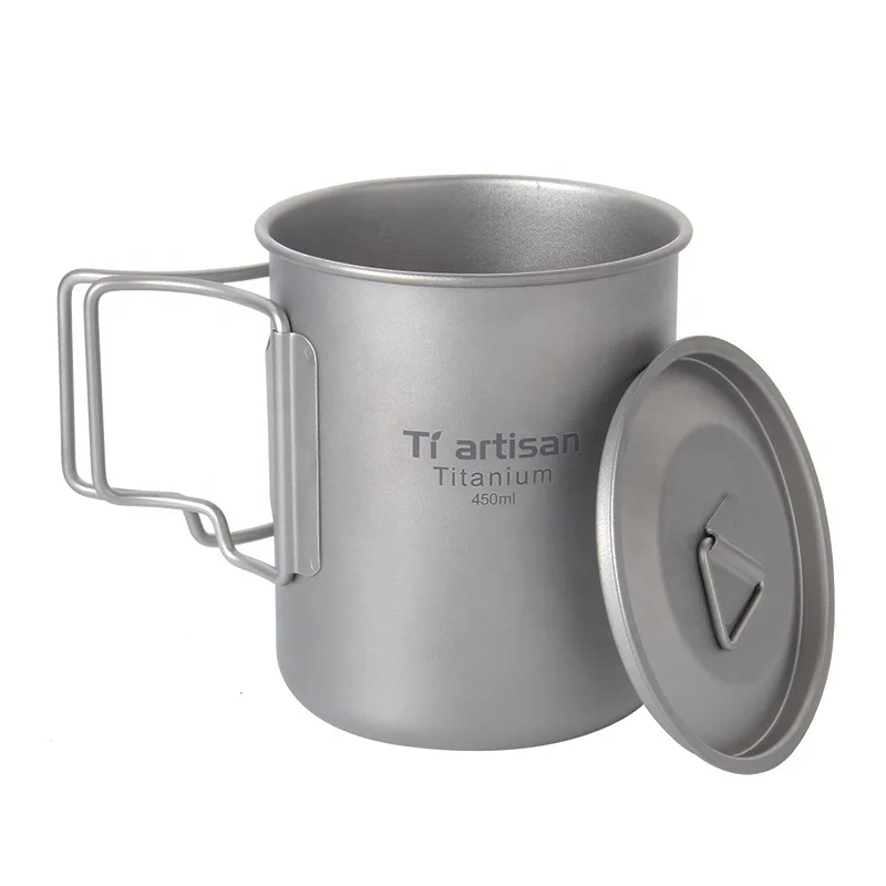 450ml Pure Titanium Outdoor Camping Solo Drinkware Folding Prolonged Handle Mug And Cup, Customized color
450ml Pure Titanium Outdoor Camping Solo Drinkware Folding Prolonged Handle Mug And Cup, Customized color